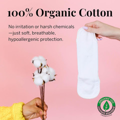 Pixie Cotton Cloth Pads for Feminine Care – 100% Organic Reusable Pads – Ranked
