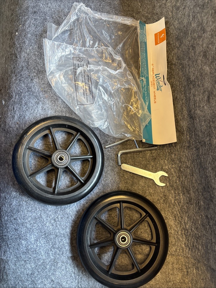 Replacement Wheels (Set of 2) Walker 6 in