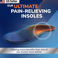 Dr. Scholl’s Advanced Pain Relief F) MEN 9.5-10 | WOMEN 10.5-11, Multicolor