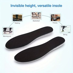 Height Increase Insole Men Women Arch Support for Leg Length Discrepancy Taller