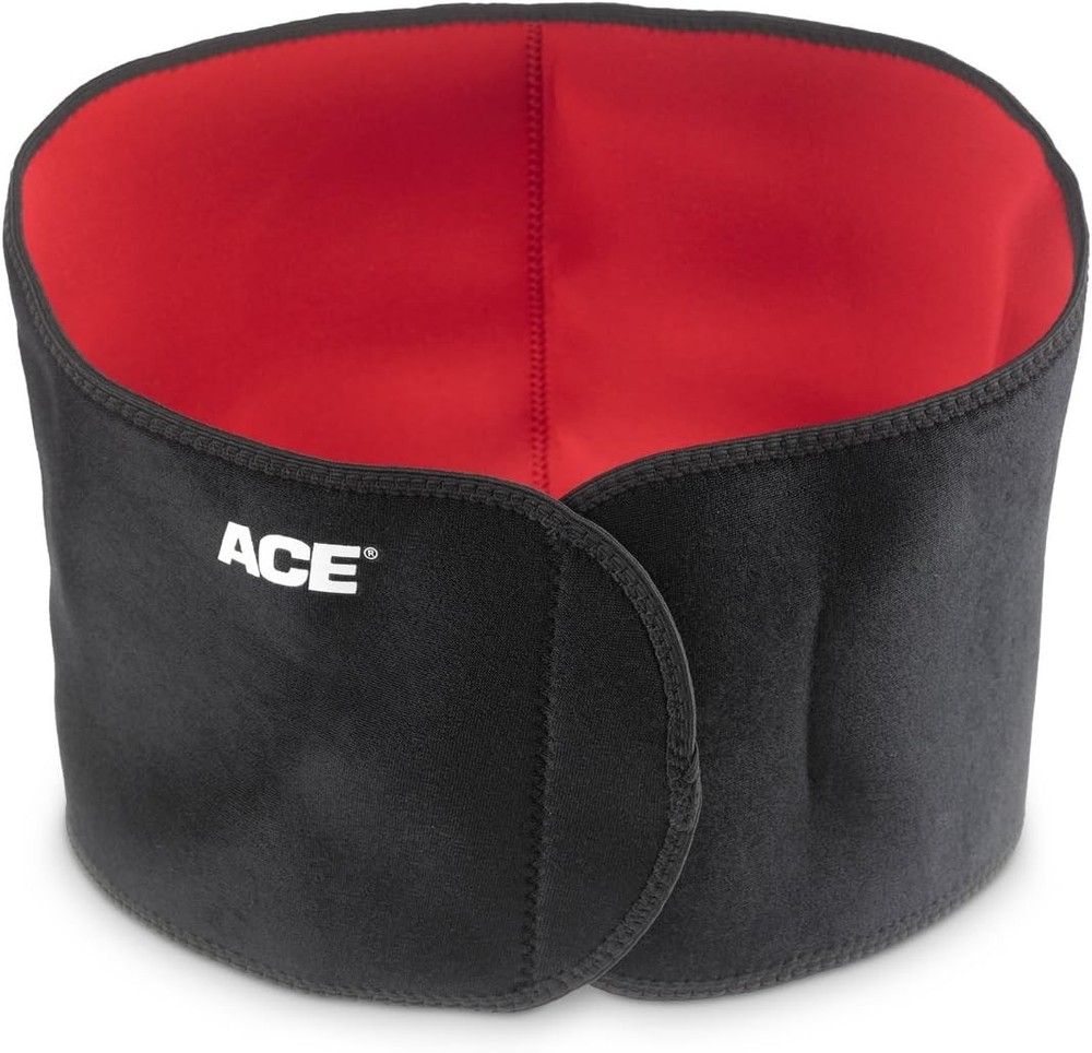 Ace Adjustable Contoured Back Support, 0.50 Pound 1 Count (Pack of 1)