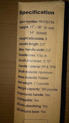 REHAND Walking Cane – Foldable, Adjustable, Collapsible All Terrain Tip – NEW