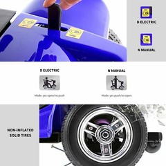 4 Wheels Mobility Scooter Power Wheelchair Folding Electric For Travel New