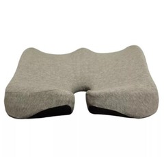 Cushion Lab Pressure Relief Seat Cushion for Long Sitting Hours on Office Grey