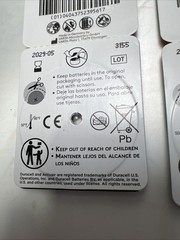 Duracell Activair Hearing Aid Batteries: Size 312 (60 Batteries). Exp 2029