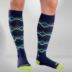 Zensah Tech+ PLUS ARGYLE Compression Socks Pick Size & Color