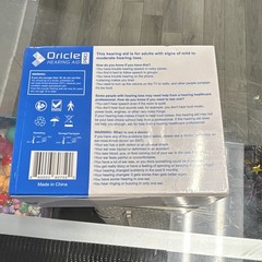 Oricle Pro Hearing Aid Pair In-Ear ITE for Adults Easy Control RoHS