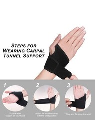 Wrist Brace, Ultra-Thin Elastic for Tear, Fits Both Wrists, Universal Size