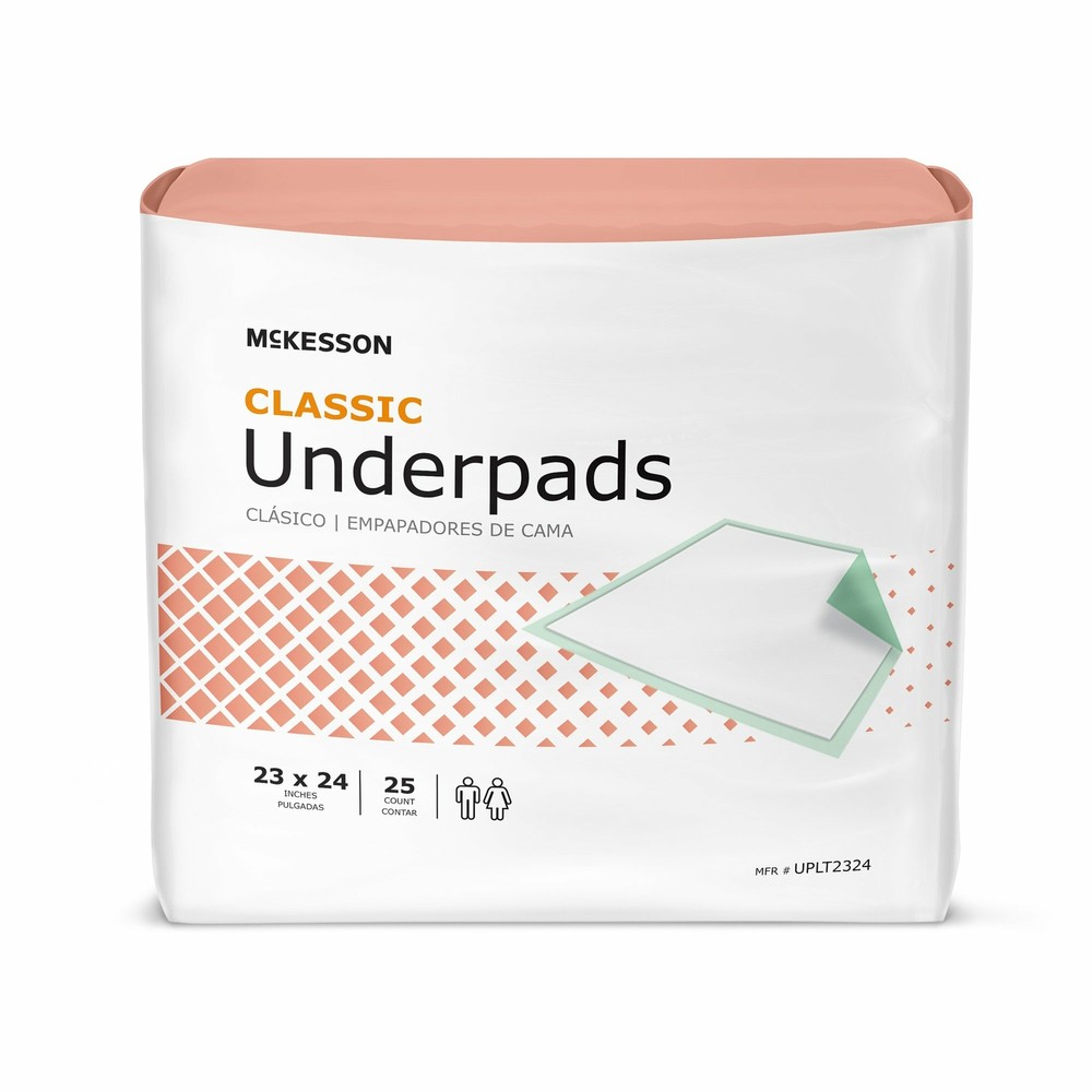 McKesson Lite Underpad, 23“ X 24“, Light Absorbency, Case of 200