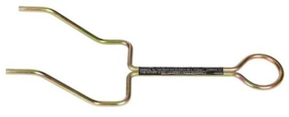 25644 Towing Bracket for Portable Waste Transport , Yellow