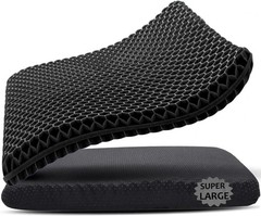 Sit comfortably for longer with this extra-large 19 x 19 inch gel seat cushion.