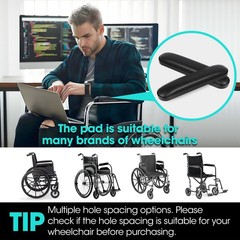 Wheelchair Armrest Pads – Premium Comfort Foam Cushions Universal Fit for…
