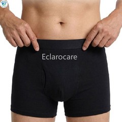 3Pcs Washable Incontinence Underwear for Men Leakproof Bladder Leakage Cotton