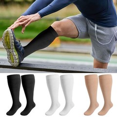 S-4XL Plus Size Compression Socks Calf Sleeve Men Women Extra Wide 20-30mmHg US