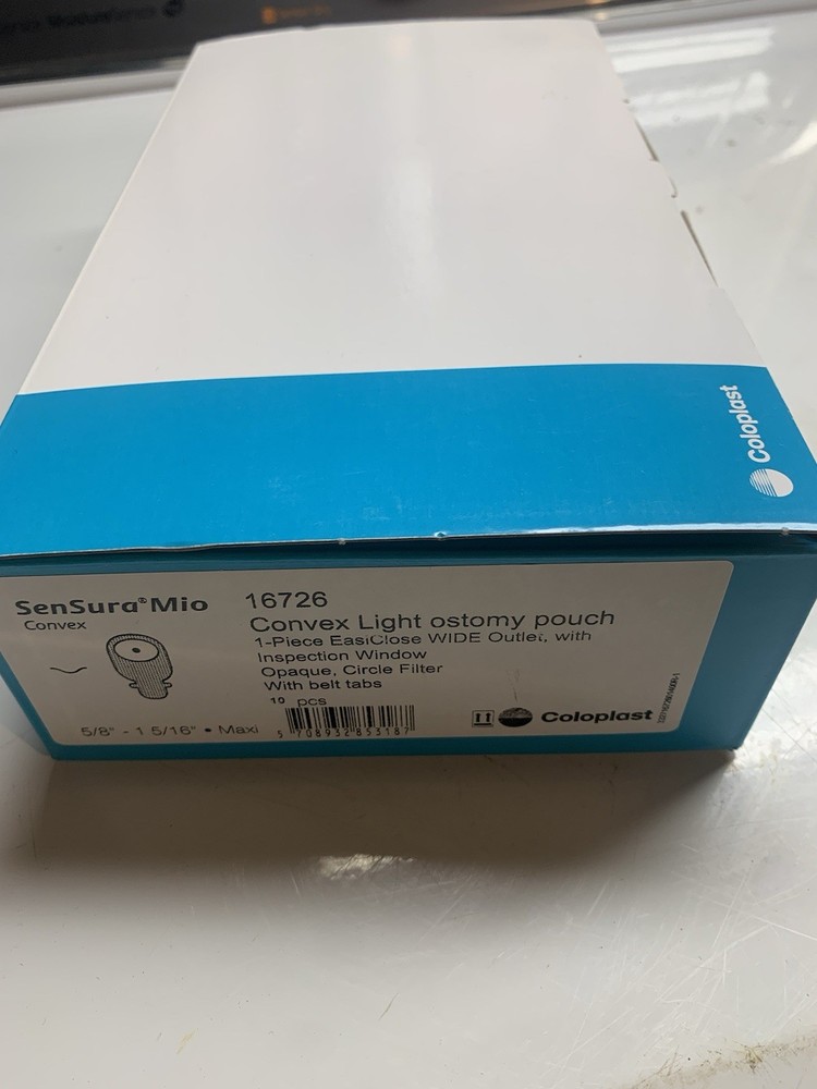 COLOPLAST Convex Light 16726 Mio 1-Piece EasiClose WIDE Outlet NEW