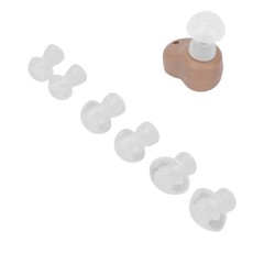 6pcs Hearing Aid Earplug Soft Silicone Replacement Buds For All-Day Comfort