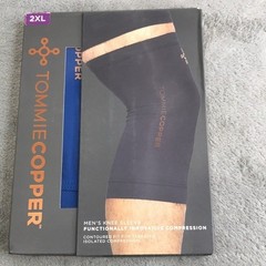 Tommie Copper Men’s Cobalt Blue Contoured Knee Sleeve 2XL New