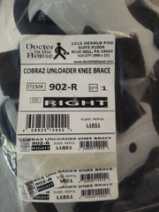 NEW Cobra Unloader 902-R Knee Brace Right Knee Arthritis Osteoarthritis