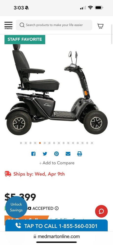 I Have a Baja Wrangler Two Mobility Scooter Lightly Used Practically New