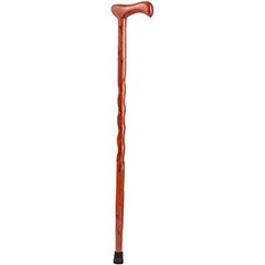 Brazos Twisted Aromatic Cedar Walking Cane, Handcrafted Wood Cane, Wooden Canes