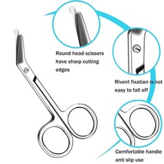 2-Piece Ostomy Scissors, Ostomy Supplies for Ostomy Care, Colostomy, Urothrostom