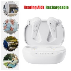 JINGHAO Rechargeable Hearing Aid – Auto On/Off, Clear Sound, 16H+ Working Time