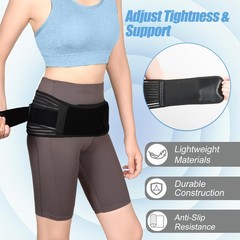 Sacroiliac SI Joint Hip Belt for Lower Back Comfortable, Support, Relieves Pain