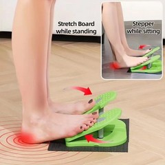 Simple Leg Exerciser While Sitting for Seniors, Foot Pedal Green, Green