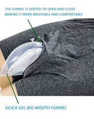 Wearable Male Urinal with Elastic Waistband & 2x 500ml Urine Collector