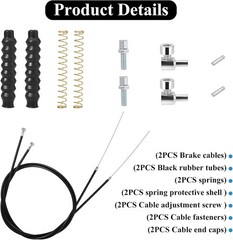 41in Rollator Brake Cable Replacement 2 Pack Wheelchair Parts