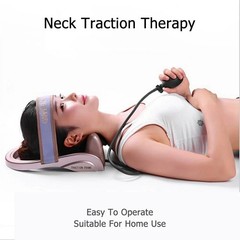Inflatable Neck Traction Cervical Posture Stretching Device Air Pump Spine Verte