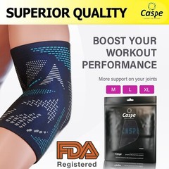2X Elbow Brace Compression Support Sleeve Arthritis Tendonitis Reduce Joint Pain