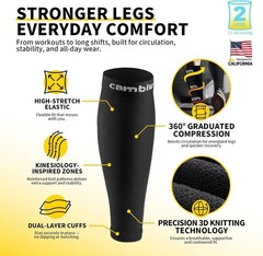 Large-X-Large Footless Compression Sleeves: Ultimate Support for Shin Splints
