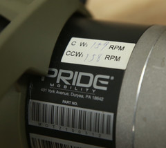 TESTED Motors for Pride Jazzy EVO 613 / Li Power Chair MOT2100312 MOT2100310