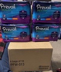 Prevail Per-Fit Unisex Incontinence Underwear – Medium Size, Bag of 20 (PF-512)