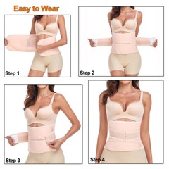 3 in 1 Postpartum Support Postpartum Belly Band Recovery Waist Belt Shapewear US
