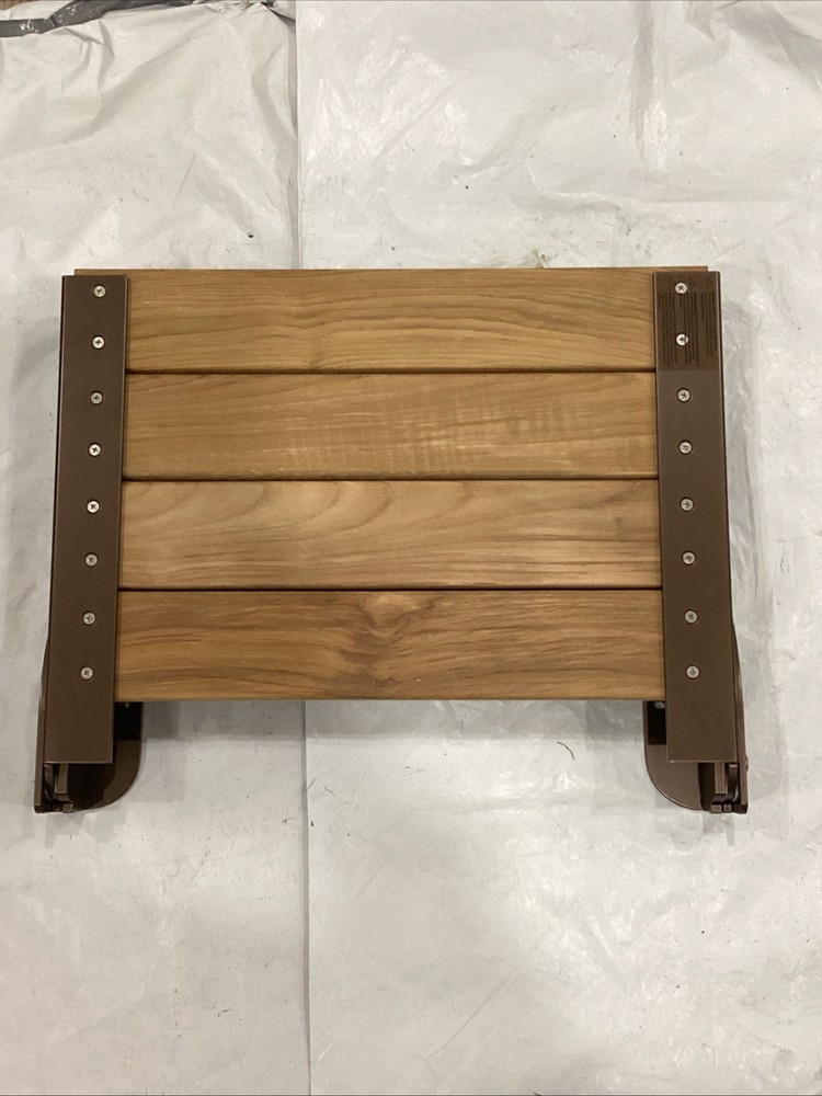 Moen Wallmount Teak Shower Chair DN71100WB