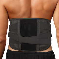 Adjustable Lower Back Brace Lumbar Support Waist Belt for Men Women Pain Relief