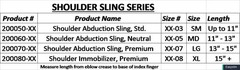 Medium Shoulder Abduction Sling, Ambidextrous, Padded Forearm, Adjustable