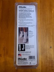 Vintage Mueller Aircast Sport Ankle Brace White Left Or Right One Size Fits All