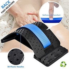 2024 Back Stretcher 4 Level Back Cracker Lower Back Pain Relief Device Adjustabl