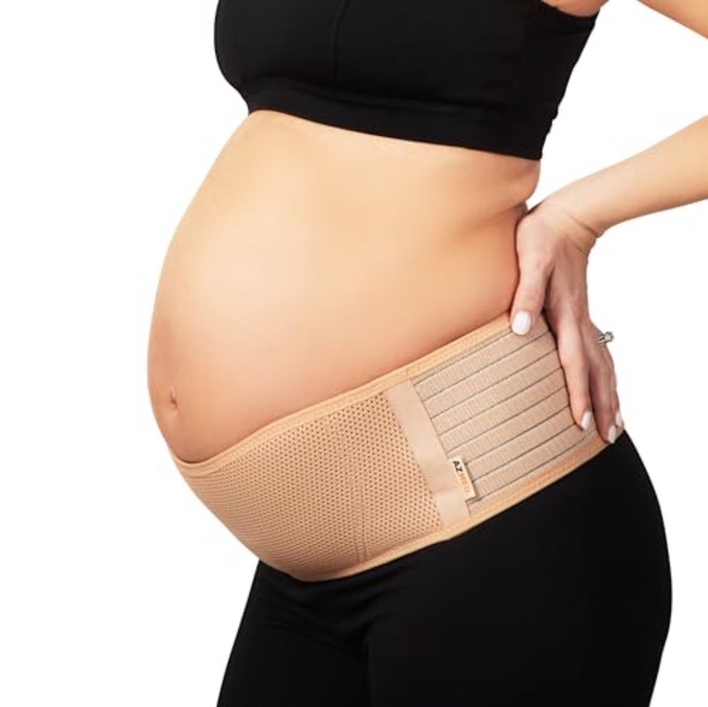 AZMED AZMMATBELT Maternity Belt with Breathable Abdominal Binder and Back…