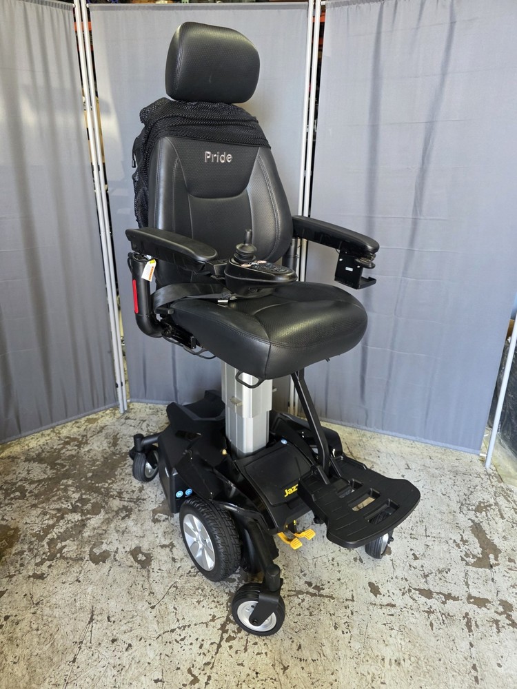 Pride Jazzy Air Electric Lift Elevating Power Wheelchair 19″ Wide In Good Shape