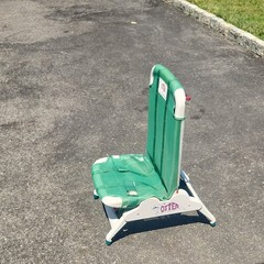 Drive OT 2000 Folding Non-Slip Shower/Bath Chair Green/White 120 lb
