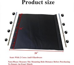 20-Inch Wheelchair Replacement Seat, Replacement Parts with Hardware, Nylon S…