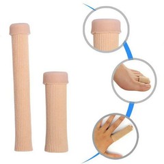 Elastic Fiber Gel Toe Protectors Non slip Silicone Toe Tubes for Foot Comfort