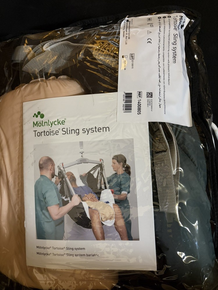 Molnlycke Patient Turning & Positioning System With Carry Case Tortoise Sling