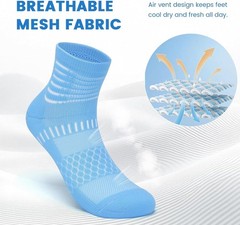 Ankle Compression Socks – Relief for Plantar Fasciitis with Cushioning – 3 Pairs