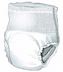 56 XL Disposable Adult Underwear, Heavy Absorbency, Cloth-Like, Unisex, PullOn