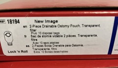 3 Boxes Hollister 18194 2-3/4 New image two-piece drainable ostomy pouch EXP ‘30